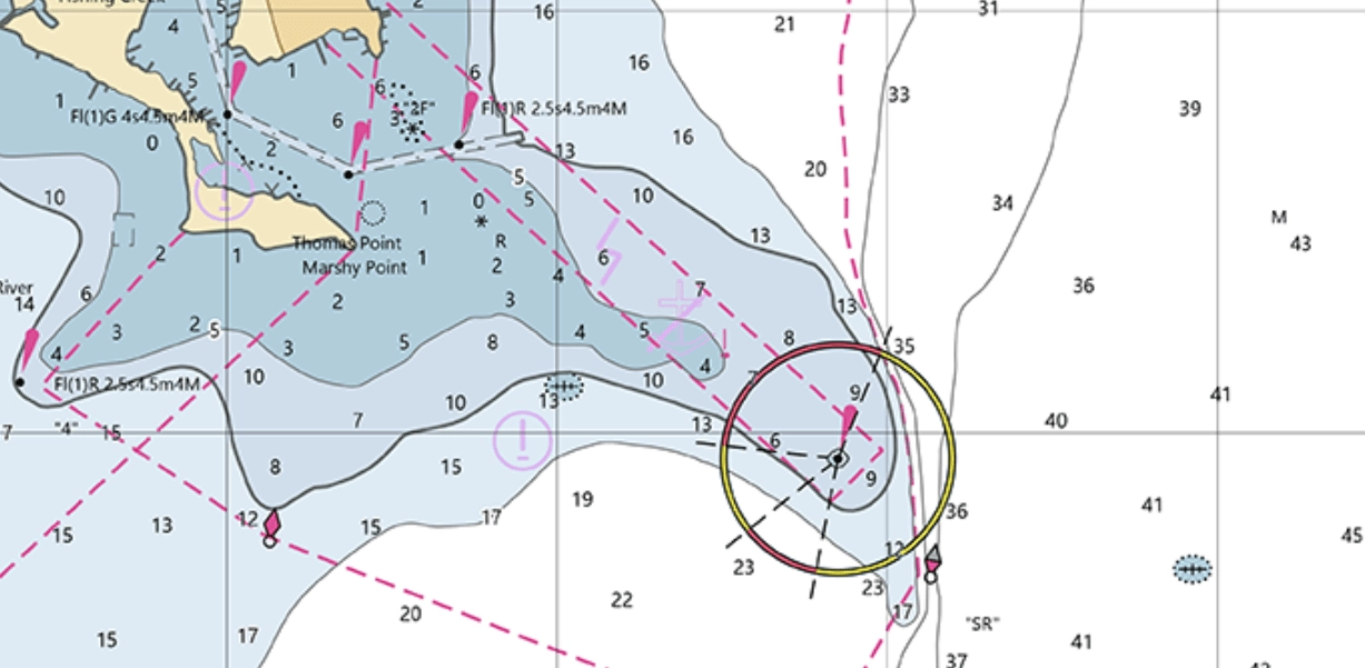Carte maritime, bandeau d'accueil du site Sarah Gaudron